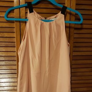 XXI Pink/Black Silk Lined Dress